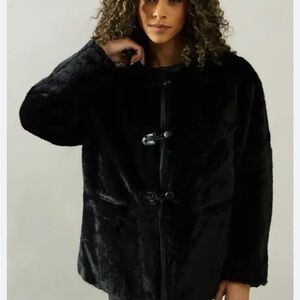 Amazon Women's Black Teddy Jacket
